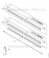 Tube complet pour Stihl FS 411 C-EM