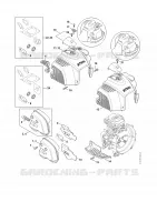 Silencieux, Capot pour Stihl FS 460 C-EM