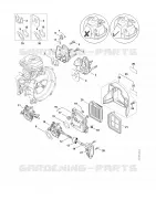 Bride intermédiaire, Filtre à air pour Stihl FS 460 C-EM K