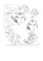 Silencieux, Capot pour Stihl FS 460 C-EM K