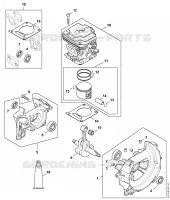 Carter, Cylindre pour Stihl FS 461 C-EM