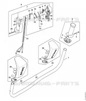 Poignée à deux mains pour Stihl FS 461 C-EM