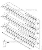 Tube complet pour Stihl FS 461 C-EM