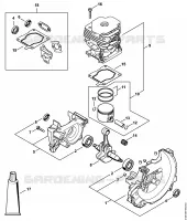 Carter, Cylindre pour Stihl FS 511 C-EM