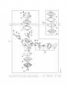 Carburateur pour Stihl FS 561 C-EM