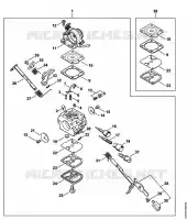 Carburateur C1Q S120 (27.2013) pour Stihl MS 211 C-BE