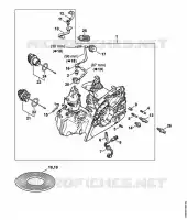 Carter moteur ErgoStart pour Stihl MS 211 C-BE