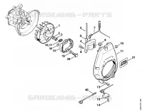 Dispositif d'allumage, Embrayage pour Stihl FR 106