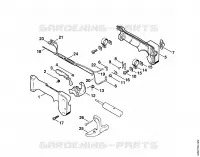 Poignée de commande pour Stihl FR 106