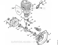Carter, Cylindre pour Stihl FR 108