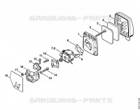 Filtre à air pour Stihl FR 108