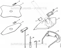 Outils de coupe, Outils pour Stihl FR 145 SEA