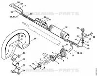 Poignée pour Stihl FR 135 SEA
