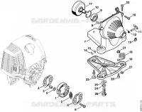 Embrayage, Carter de ventilateur pour Stihl FR 130 T