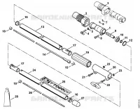 Tube complet pour Stihl FR 130 T