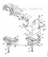 Carter d'accouplement pour Stihl FR 450
