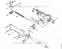 Poignée de commande (09.2003) pour Stihl FR 450