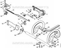Poignée de commande pour Stihl FR 450