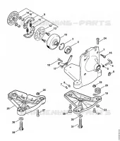 Carter d'accouplement pour Stihl FR 480 C-F (4128)