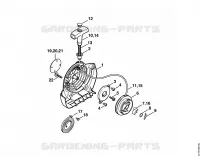 Dispositif de lancement FR 450, 480 pour Stihl FR 480 (4128)