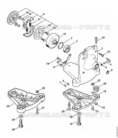 Carter d'accouplement pour Stihl FR 350