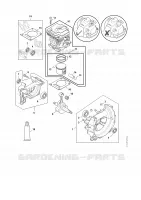 Carter, Cylindre FR 410 pour Stihl FR 410 C-E