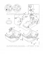 Réservoir d'essence pour Stihl FR 410 C-E