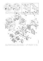 Bride intermédiaire, Filtre à air pour Stihl FR 460 TC-EM