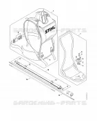 Cadre porteur, Arbre flexible pour Stihl FR 460 TC-EM