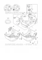 Réservoir d'essence pour Stihl FR 460 TC-EM