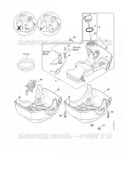 Réservoir d'essence pour Stihl FR 460 TC-EM