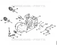 Carter moteur pour Stihl MS 250