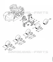 Embrayage pour Stihl MS 250