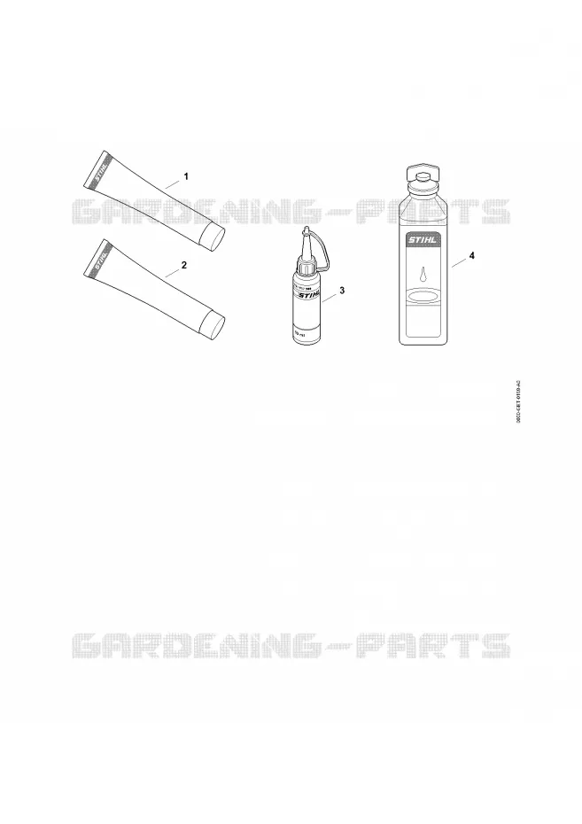 Lubrifiants et graisses divers Stihl Tronçonneuses Tronçonneuses Tronçonneuses thermiques MS MS 250  MS 250