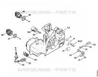 Carter moteur pour Stihl MS 250 C-BE