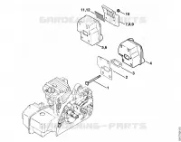 Silencieux pour Stihl MS 250 C-BE