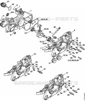 Carter de vilebrequin pour Stihl MS 261