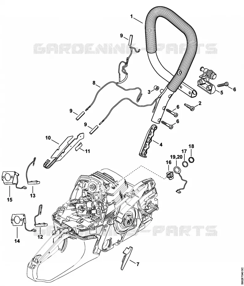 Chauffage Stihl Tronçonneuses Tronçonneuses Tronçonneuses thermiques MS MS 261-VW  MS 261-VW