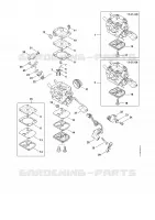 Carburateur 1141/40, 1141/44 pour Stihl MS 261 C-M