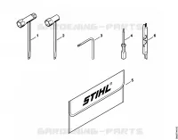 Outils, Accessoires optionnels pour Stihl MS 261 C-M
