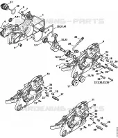 Carter de vilebrequin pour Stihl MS 261 C-M VW
