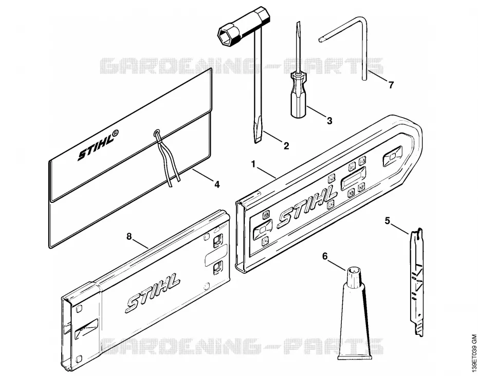 Outils, Accessoires optionnels Stihl Tronçonneuses Tronçonneuses Tronçonneuses thermiques MS MS 270 C-B  MS 270 C-B