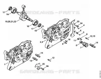 Carter de vilebrequin pour Stihl MS 280