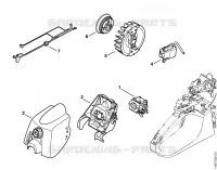 Dispositif d'allumage (Gestion moteur assistée) pour Stihl MS 280 C-B