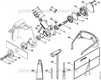 Réducteur, Outils, Accessoires optionnels pour Stihl FC 85
