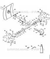 Houe bineuse BC 3, 20, 30, 35 pour Stihl BC 30