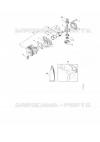 Carter, Cylindre, Embrayage pour Stihl HS 46