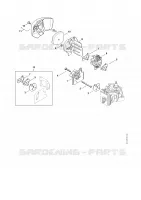 Bride intermédiaire, Filtre à air pour Stihl HS 56 C-E