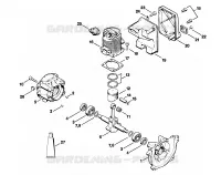 Carter, Cylindre pour Stihl HS 61