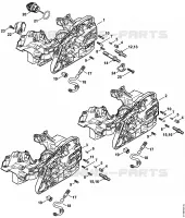 Carter moteur pour Stihl MS 271